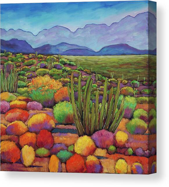 Organ Pipe Canvas Art Print by Johnathan Harris