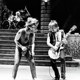 Ozzy Osbourne and Randy Rhoads 1981 by Chris Walter
