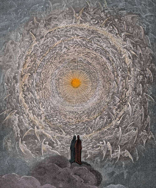 Wall Art - Painting - Paradise Canto Thirty One by Gustave Dore