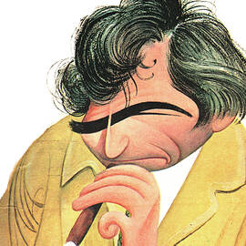 Peter Falk As Columbo by Al Hirschfeld