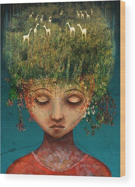 Quietly Wild Wood Print