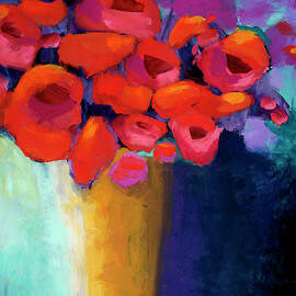 Red Bouquet by Jane Davies