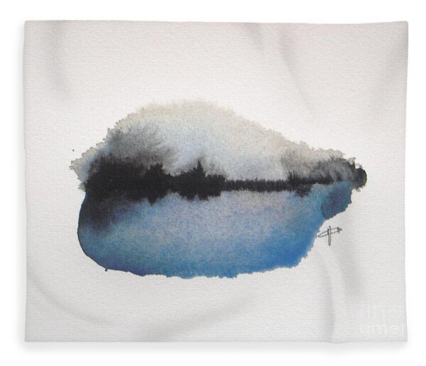 Reflection In The Lake Fleece Blanket