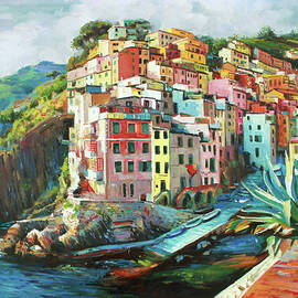 Riomaggiore Italy by Conor McGuire