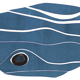 River Stones Iv by Rob Delamater