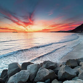 Rocks On Sea by John B. Mueller Photography