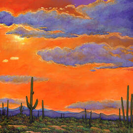 Saguaro Sunset by JOHNATHAN HARRIS
