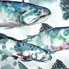 Salmon Party by Mauro DeVereaux