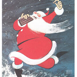 Santa Claus by Al Hirschfeld