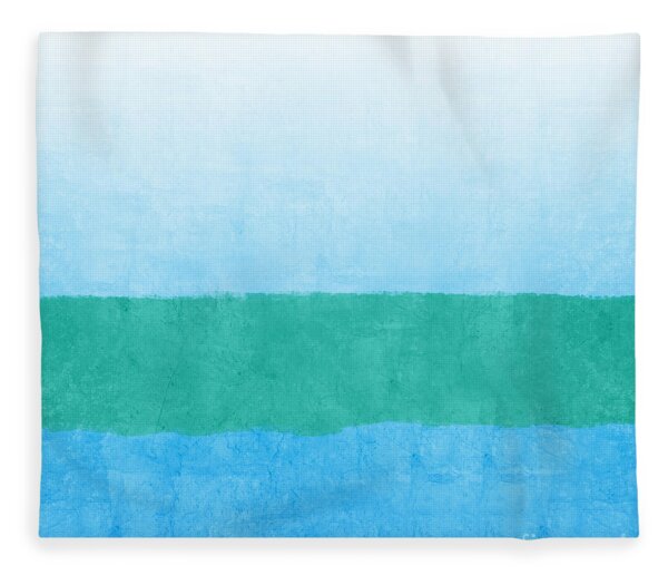 Sea Of Blues Fleece Blanket