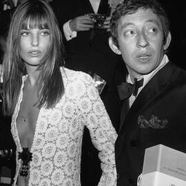 Serge Gainsbourg And Jane Birkin by Keystone-france