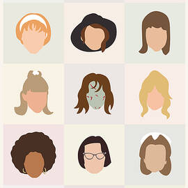 Seventies Movie Chicks by Mitch Frey