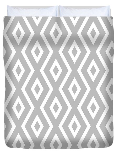 Silver Pattern Duvet Cover