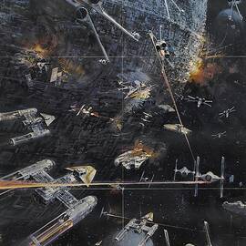 ''Star Wars'' - key art 1977 by Retro Movie Posters