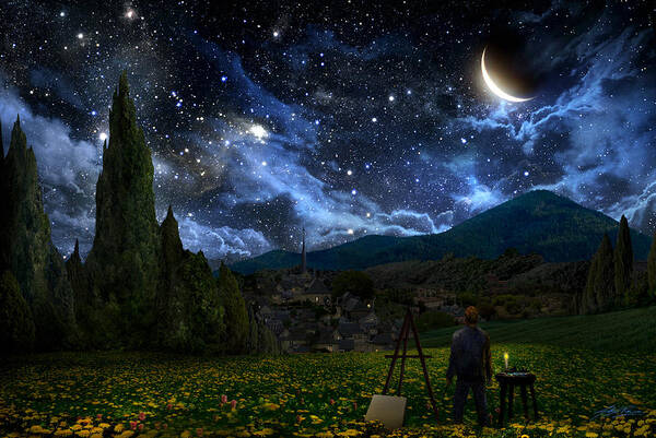 Starry Night Art Print