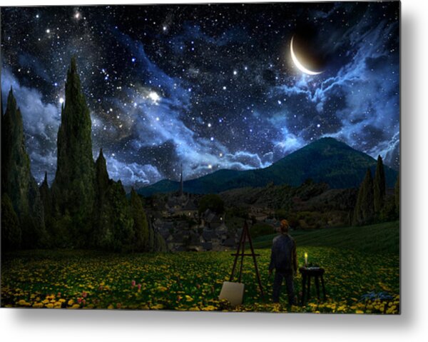 Starry Night Metal Print