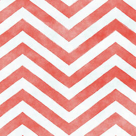Sunset Haze Chevron  by Ink Well
