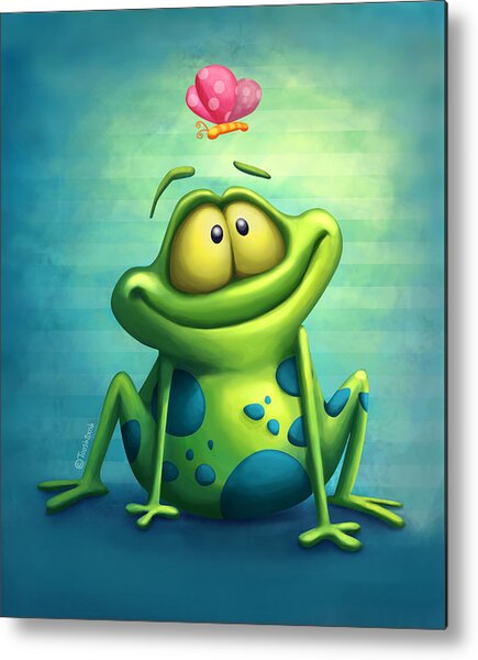 The Frog Metal Print