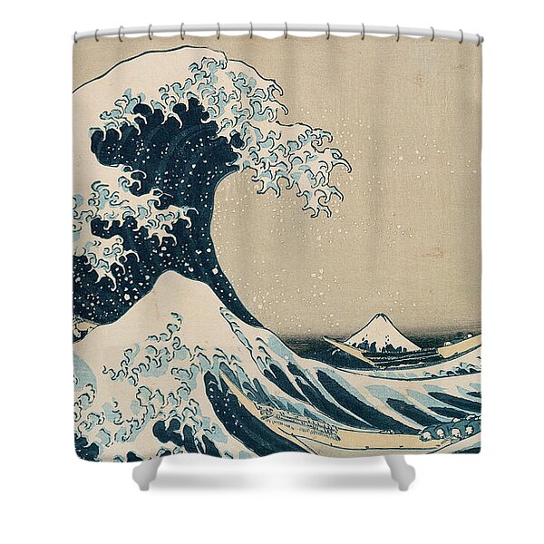 The Great Wave Of Kanagawa Shower Curtain