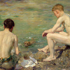 Three Companions by Henry Scott Tuke
