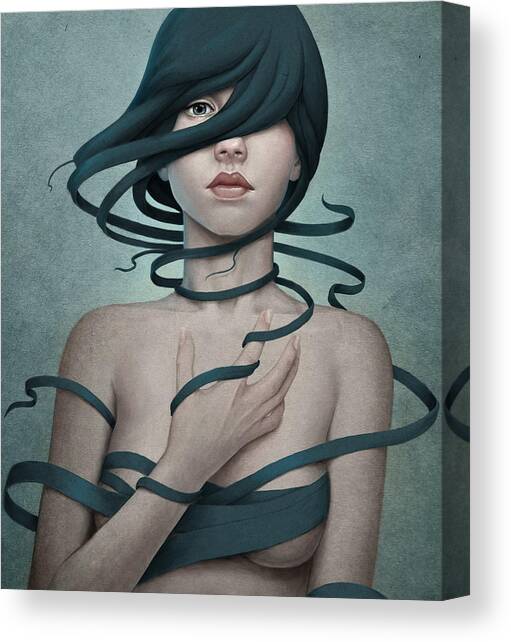 Twisted Canvas Art Print by Diego Fernandez