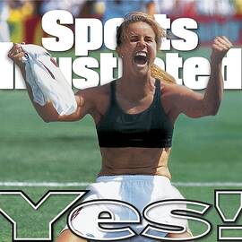 Usa Brandi Chastain, 1999 Womens World Cup Final Sports Illustrated Cover by Sports Illustrated