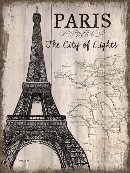Vintage Travel Poster Paris Poster