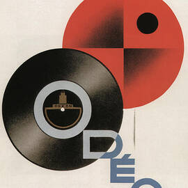 Vintage Vinyl Records Art Deco by Mindy Sommers