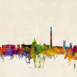 Washington DC Skyline by Michael Tompsett