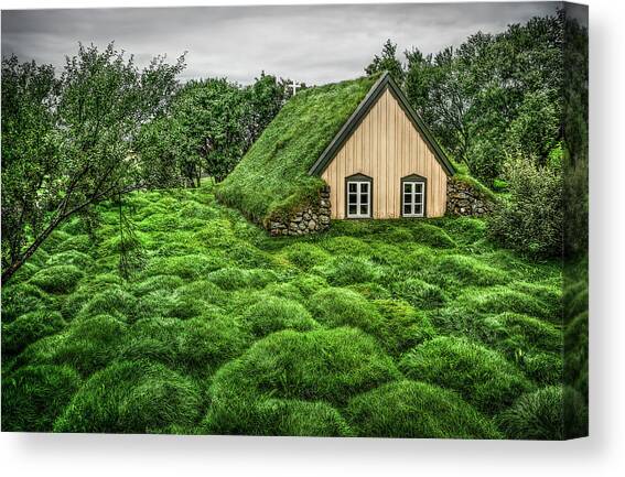 When Heaven Calls Your Name Canvas Art Print by Evelina Kremsdorf