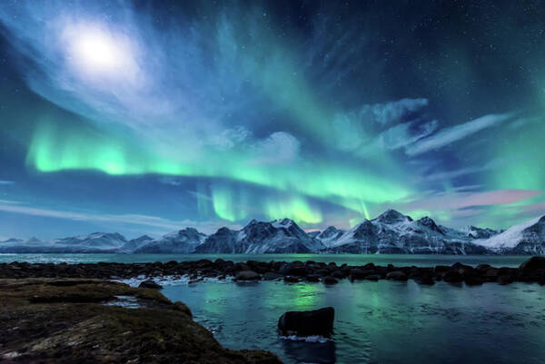 When The Moon Shines Art Print