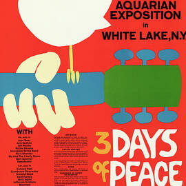''Woodstock'' poster 1969, art by Alexander Skolnick by Retro Movie Posters