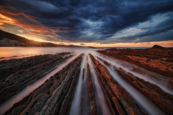 Zumaia Flysch 6 Art Print