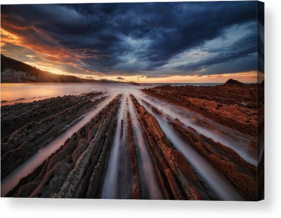 Zumaia Flysch 6 Acrylic Print